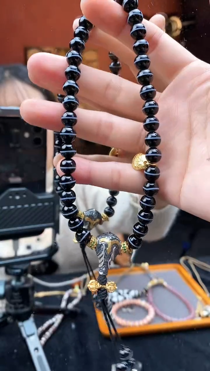 【闪购商品】玛瑙/玉髓136银S925镀金镶嵌0223-