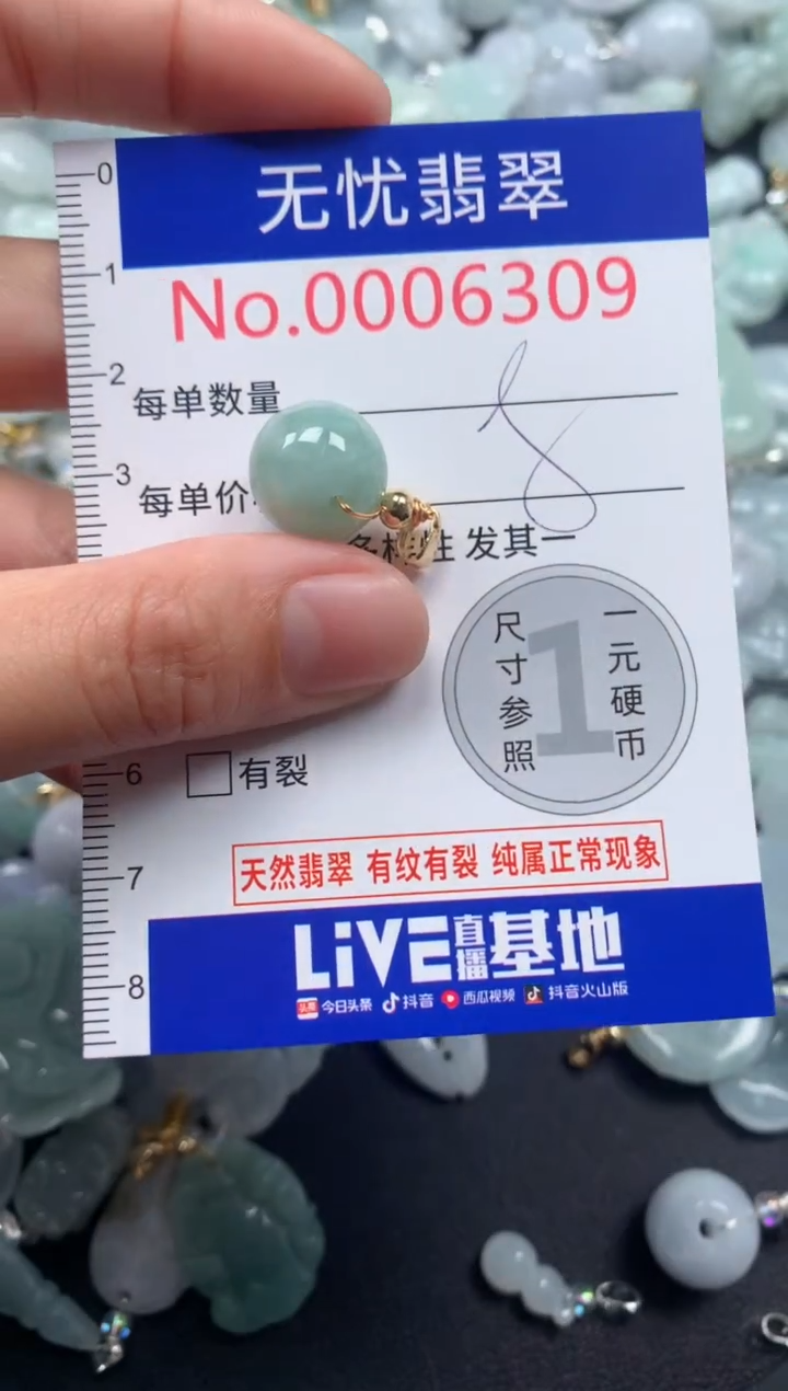 颈饰未镶嵌翡翠6309
