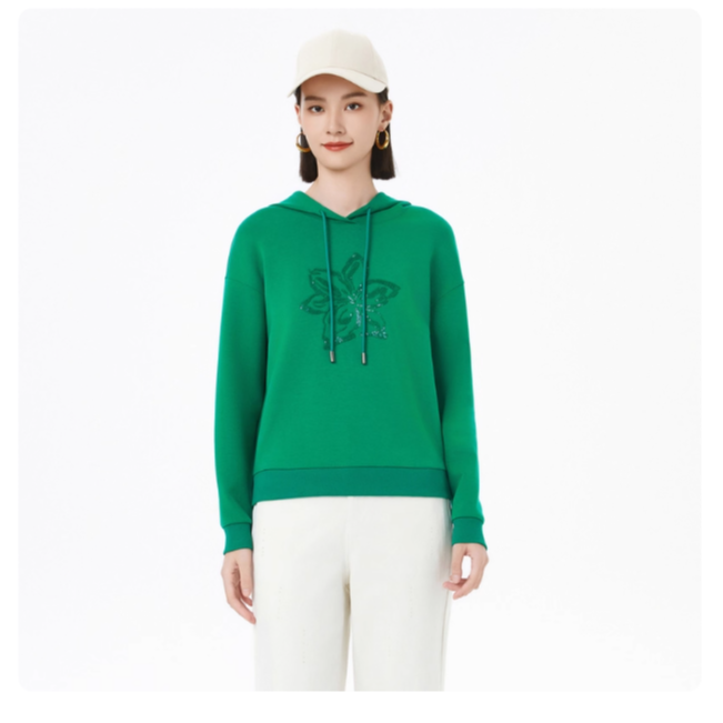 【CC专属】娜尔思商场同款运动风连帽卫衣女NM02137J6