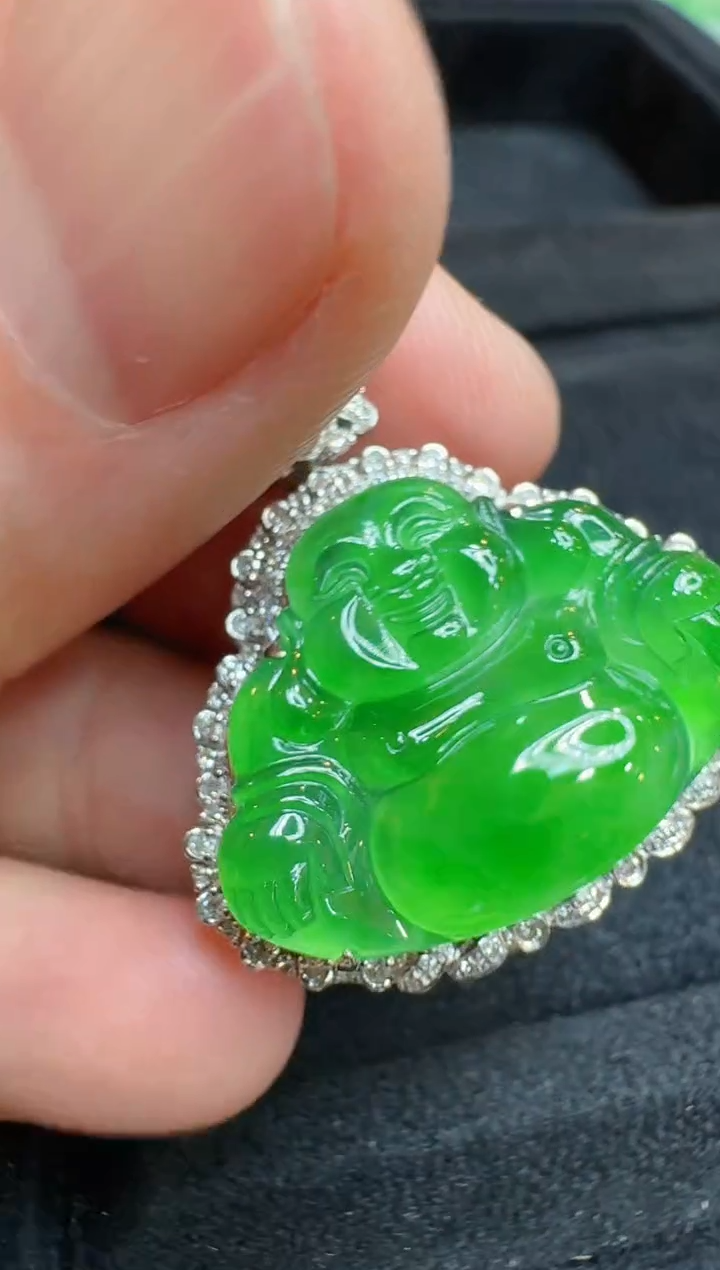 【闪购商品】翡翠吊坠(不含链)18K金镶嵌多样性团购发一件