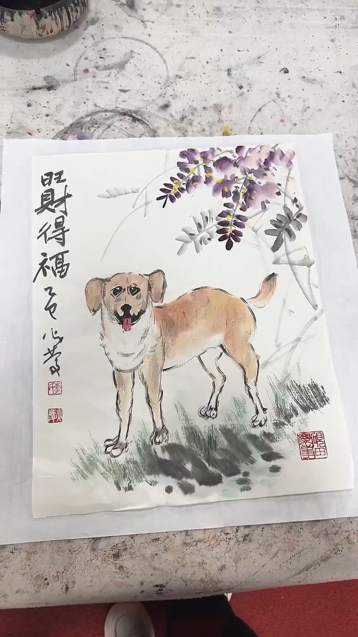 国画李火庆/国画/花鸟