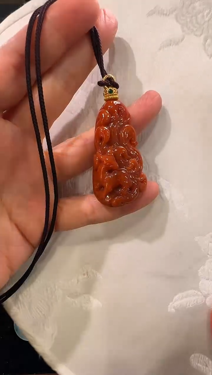 颈饰未镶嵌翡翠国风