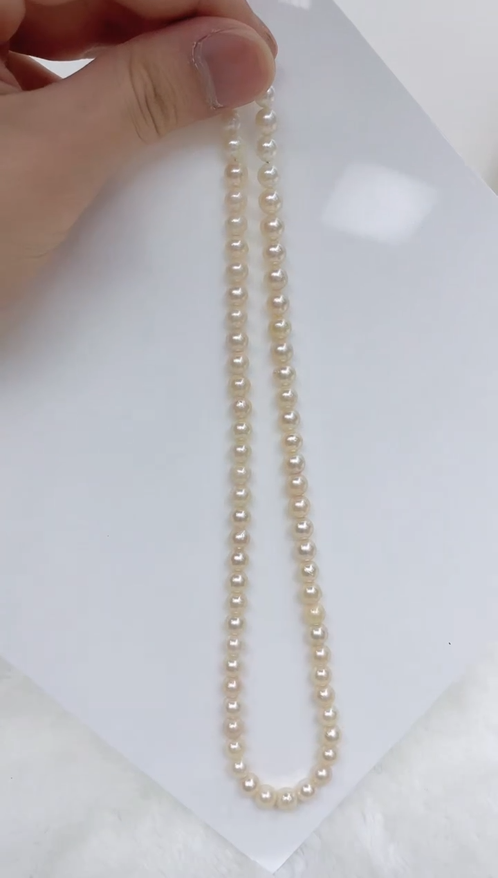 海水珍珠银S925镶嵌颈饰海水珍珠项链