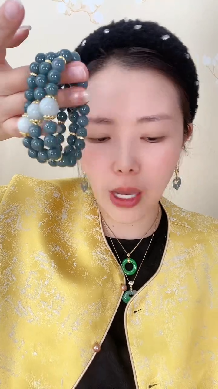 【闪购商品】翡翠手串未镶嵌蓝水手串S20