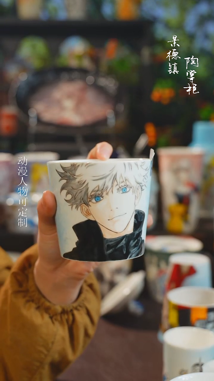 景德镇高温釉下彩纯手工手绘