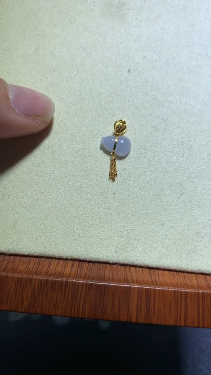 【闪购商品】翡翠颈饰18K金镶嵌042翡翠吊坠