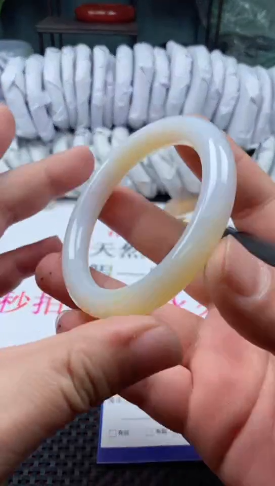 【闪购商品】玛瑙/玉髓手镯未镶嵌126-58多样性发货看清圈口下单