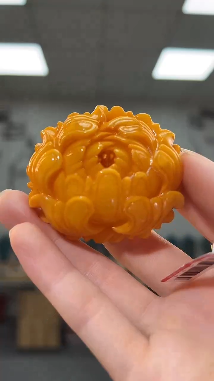 【闪购商品】琥珀裸石未镶嵌A0310天然蜜蜡绑链子