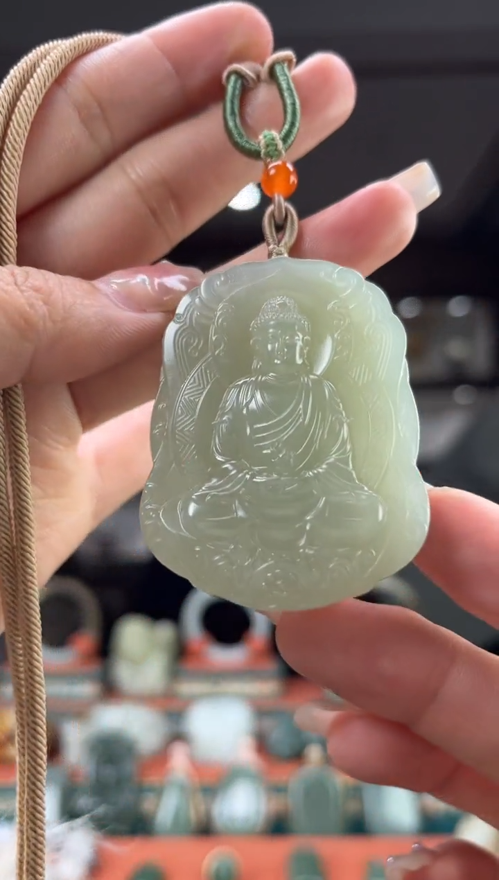 【闪购商品】和田玉颈饰未镶嵌佩佩羊 猴
