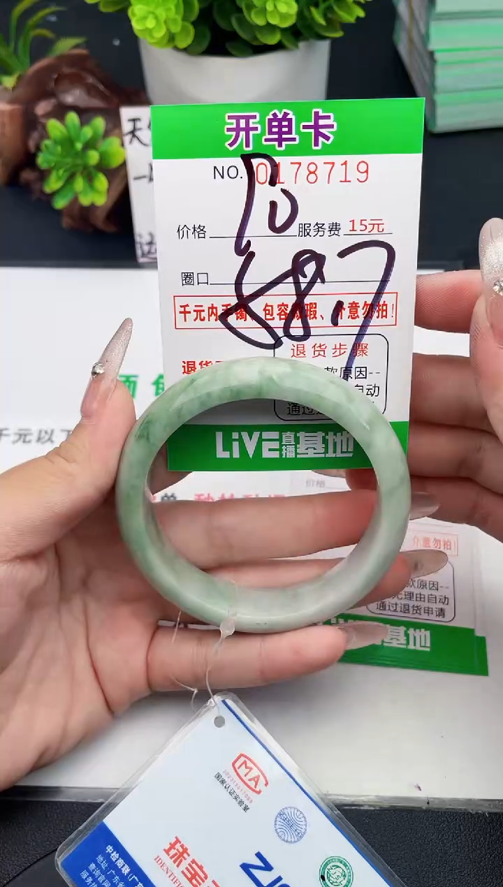 未镶嵌手镯翡翠19天然翡翠A货