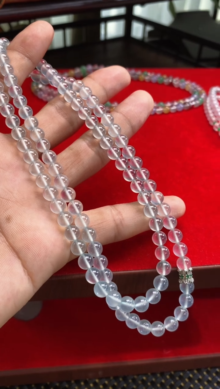 未镶嵌定制翡翠项链