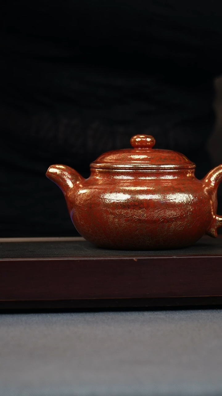 【闪购商品】紫砂茶壶红清水 仿古 南红