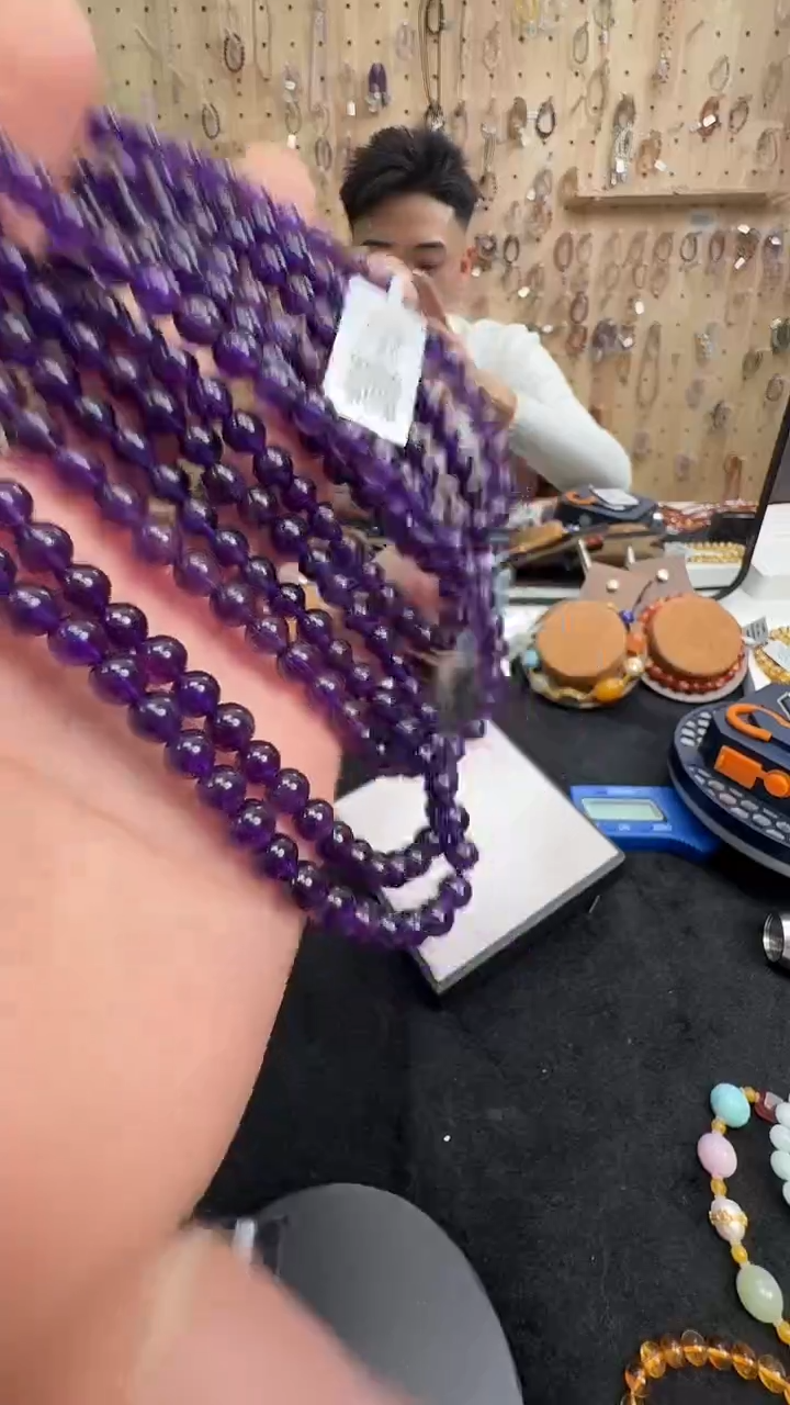 未镶嵌手链水晶村0244 约6mm 多样性发一件