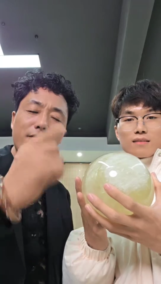 未镶嵌珠宝半成品水晶C750 约13.2cm