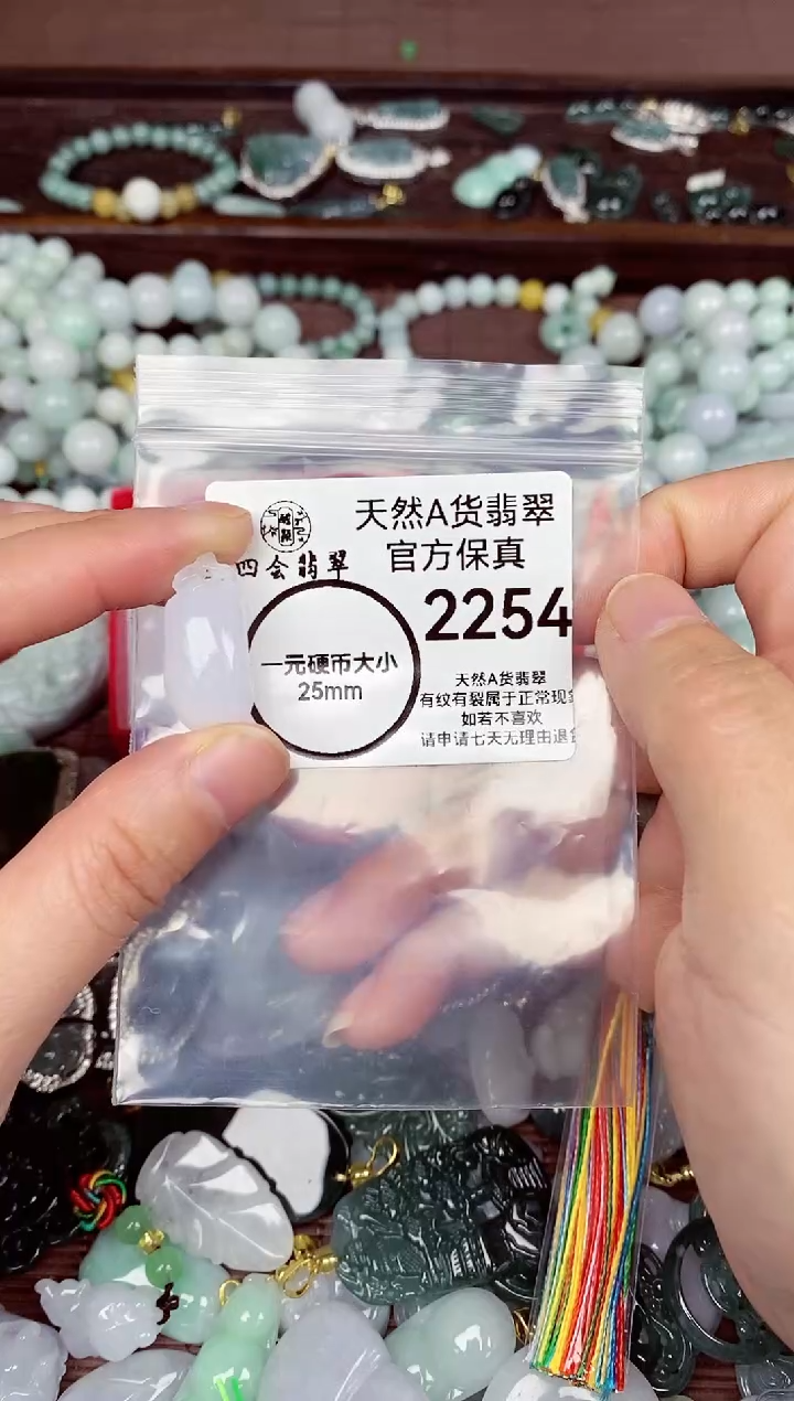 【闪购商品】翡翠颈饰未镶嵌天然A货翡翠2254