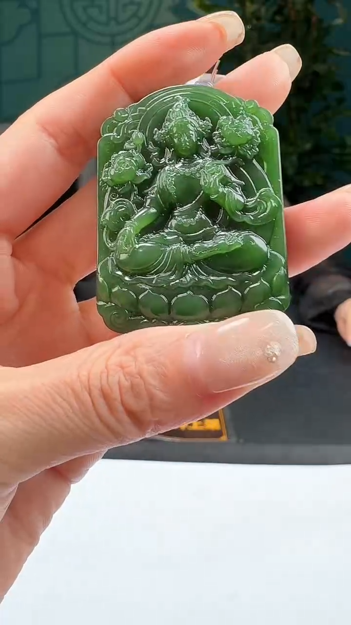 和田玉未镶嵌颈饰T97