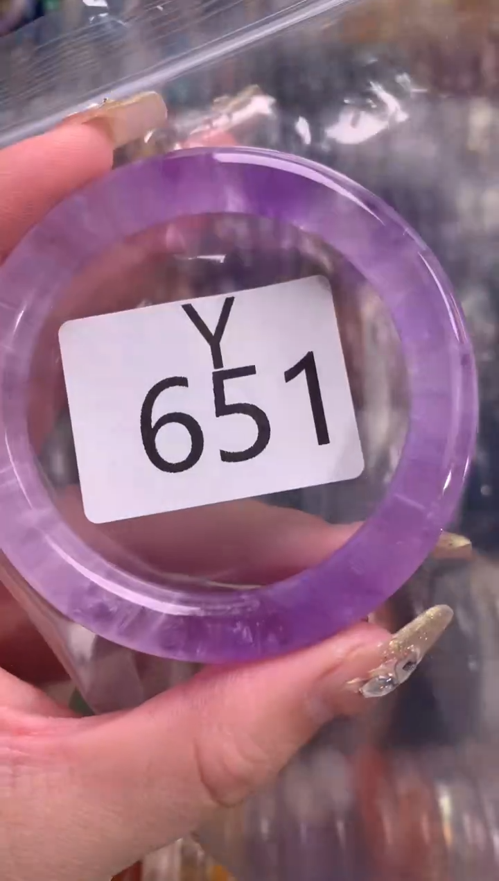 【闪购商品】水晶水晶手镯未镶嵌651-53