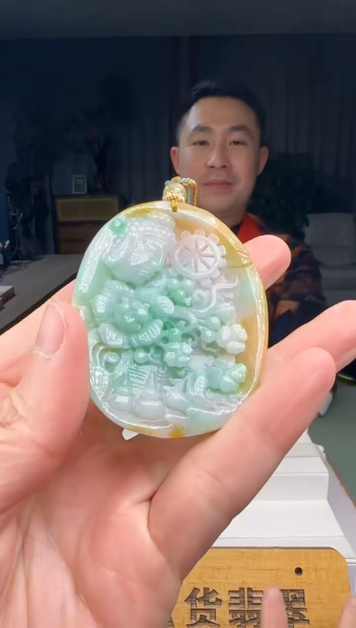 【闪购商品】翡翠吊坠(不含链)未镶嵌DY@@