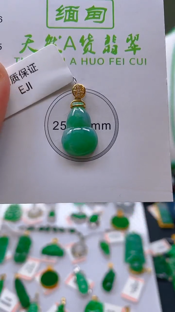 【闪购商品】翡翠颈饰18K金镶嵌 新号开播，全场乱卖