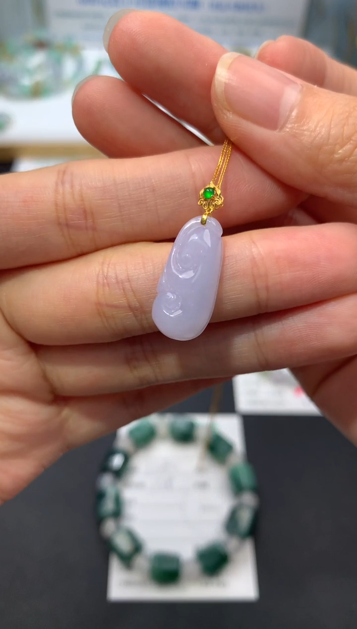 【闪购商品】定制翡翠18K金镶嵌模式推广期24小时鉴赏期