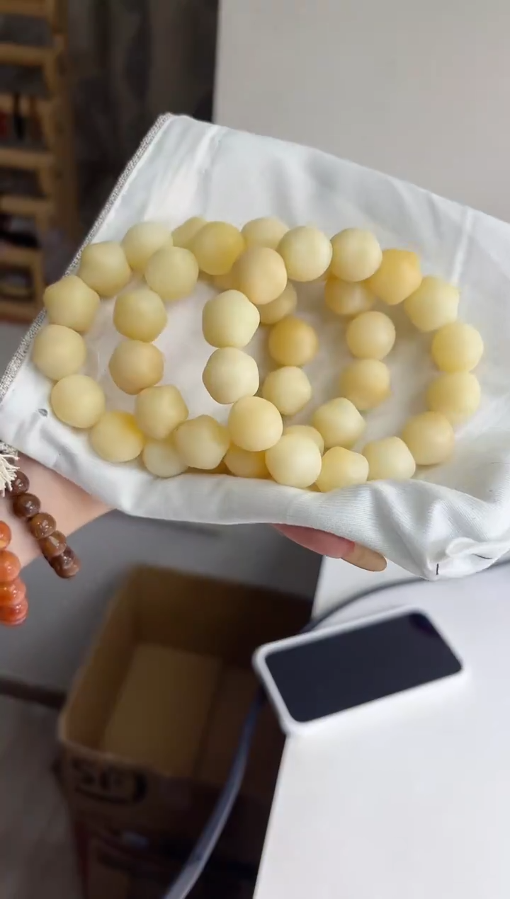 手串菩提根/象牙果沐l27干磨五角星17mm手串随机