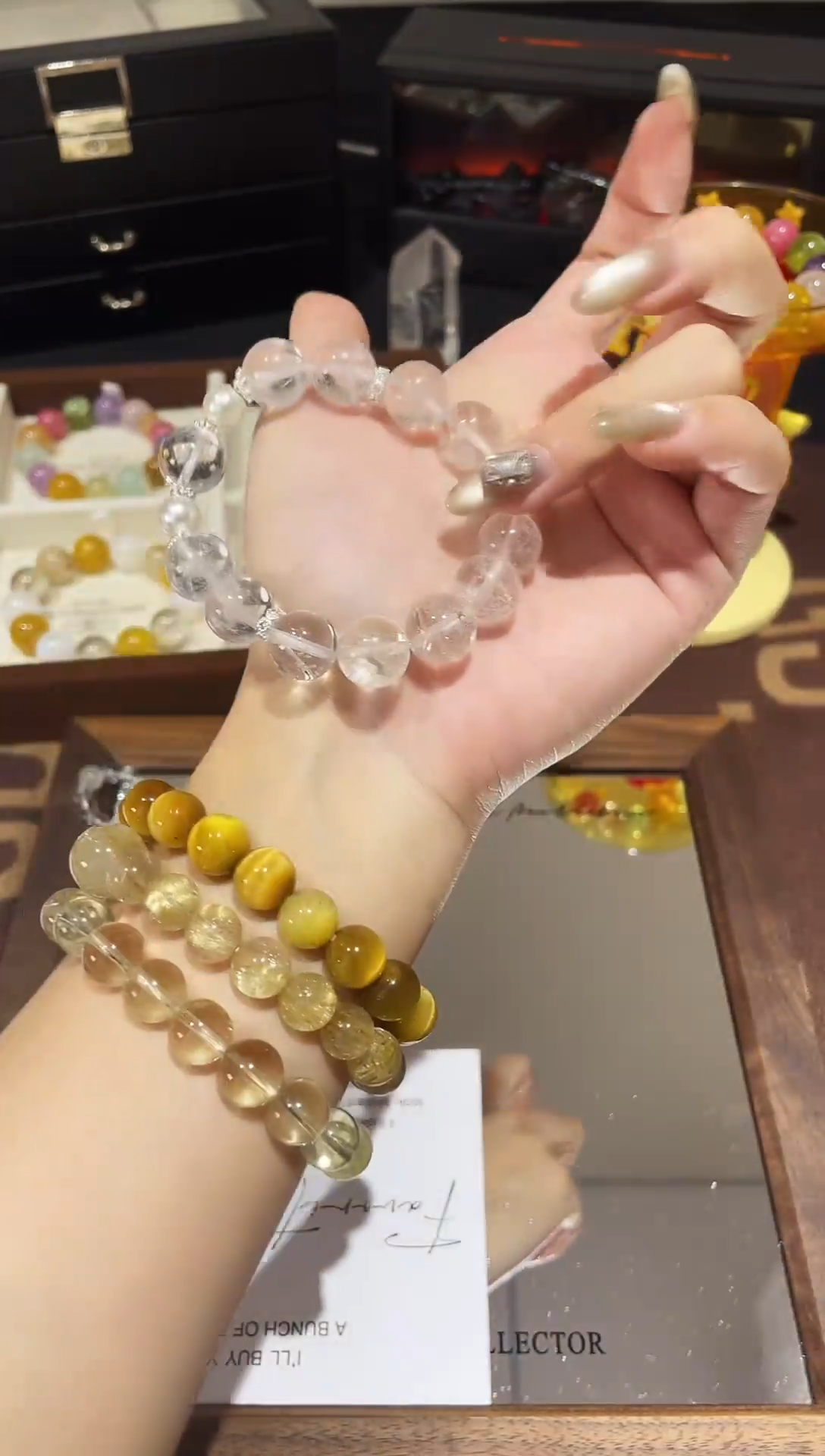 未镶嵌手链水晶1111