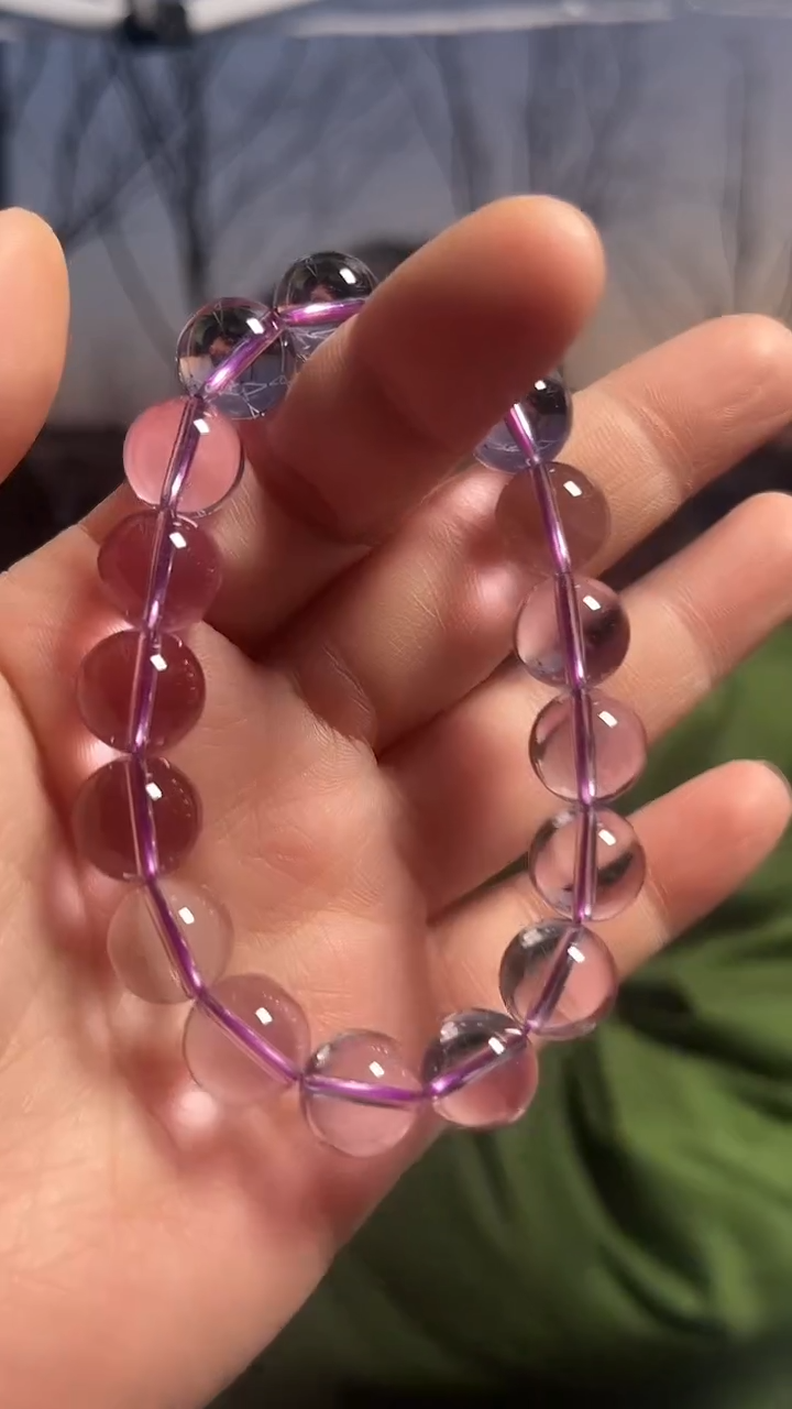 【闪购商品】紫晶手链未镶嵌天然手串多样性发一11mm