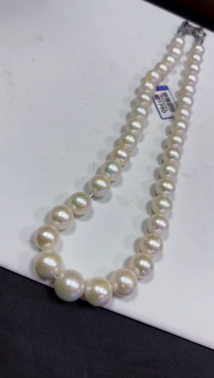 【闪购商品】淡水珍珠颈饰未镶嵌项链12-14