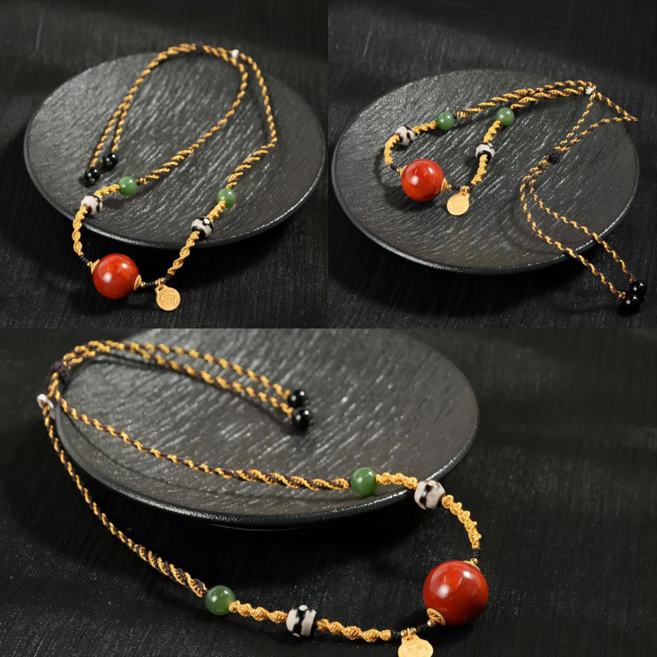 【老掌柜讲珠宝】南红大单珠项链/多样性发货发一件 MBAB61211