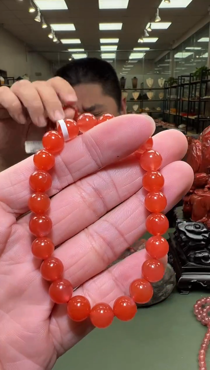 【闪购商品】南红玛瑙单圈手串未镶嵌一条约8mm 多样性发货