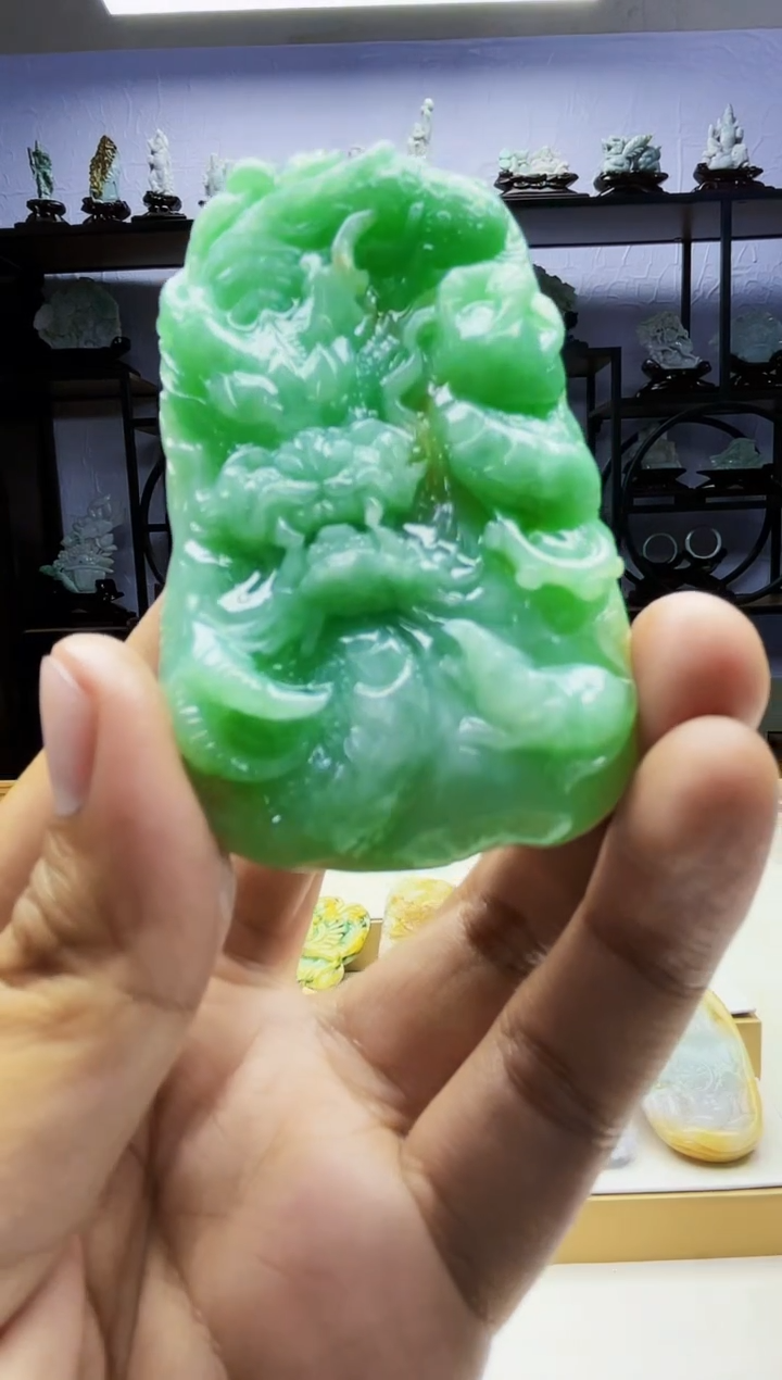 【闪购商品】定制翡翠未镶嵌毛货03080089