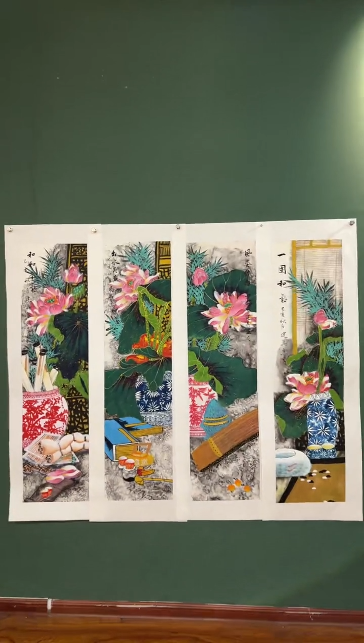 国画周建真老师绘画作品13-18