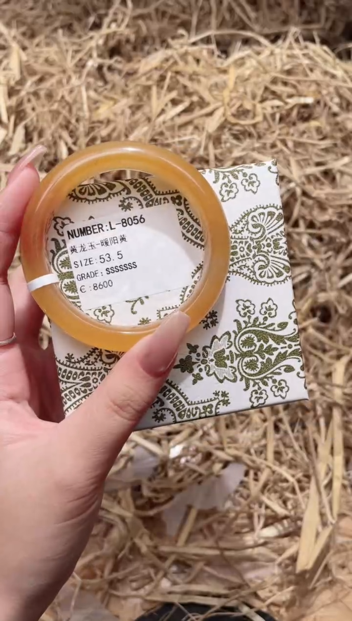 未镶嵌手镯石英质玉L8056B