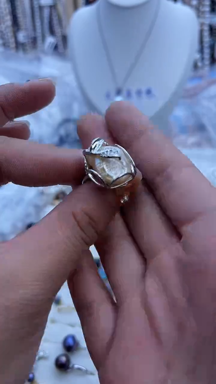 【闪购商品】淡水珍珠戒指未镶嵌45