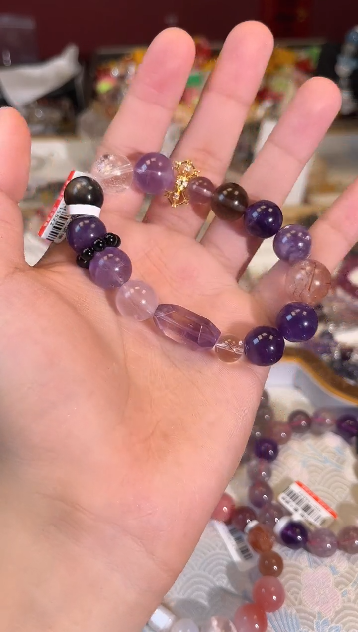 【闪购商品】水晶手链未镶嵌Q555手串