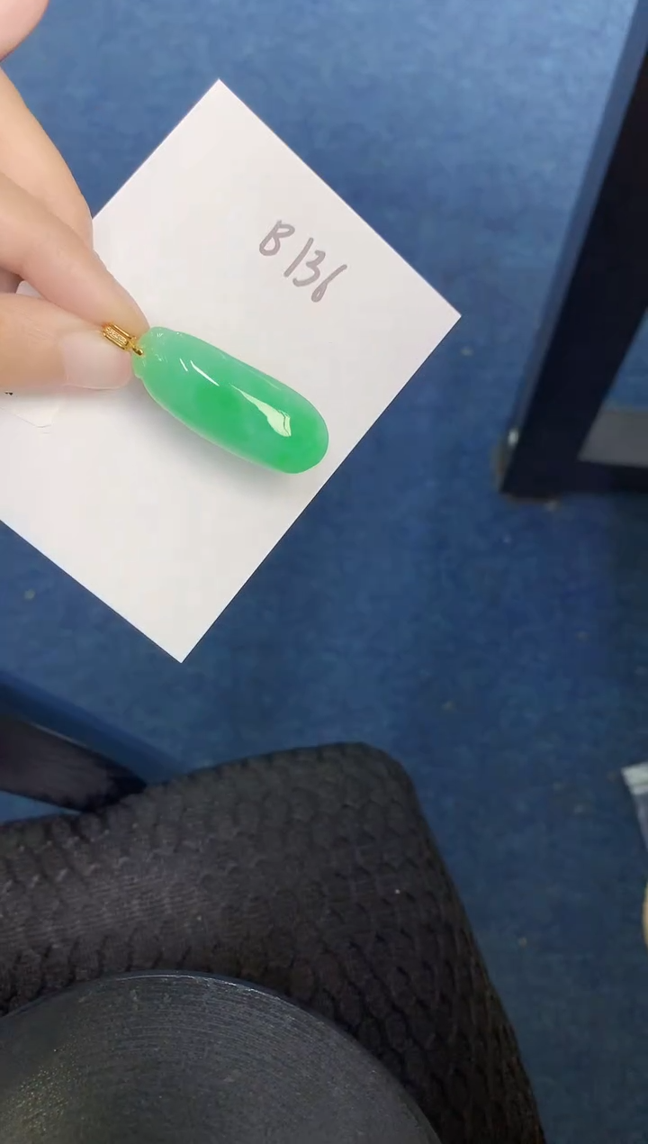 【闪购商品】翡翠颈饰18K金镶嵌000000000