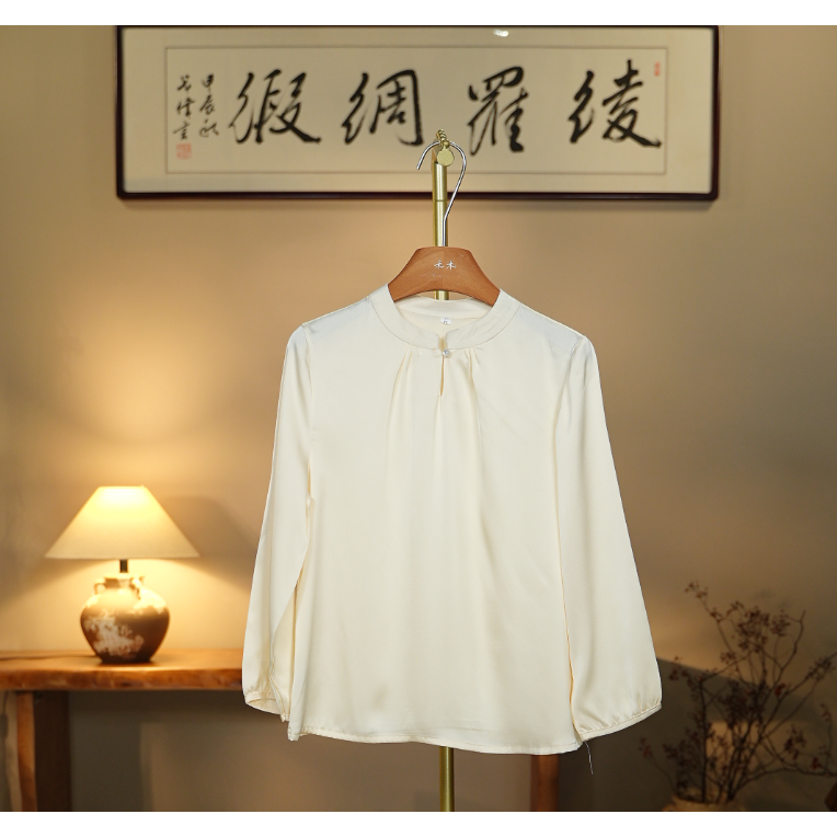 【烟暖初妆-国风衬衫】中式国风新中式衬衫0437