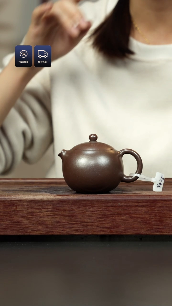 【闪购商品】紫砂茶壶秘窑烧 河豚西施