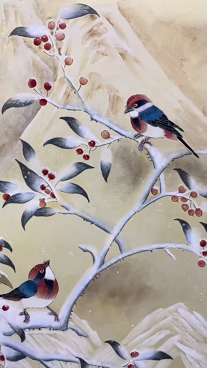 国画画都展厅明德老师国画作品7