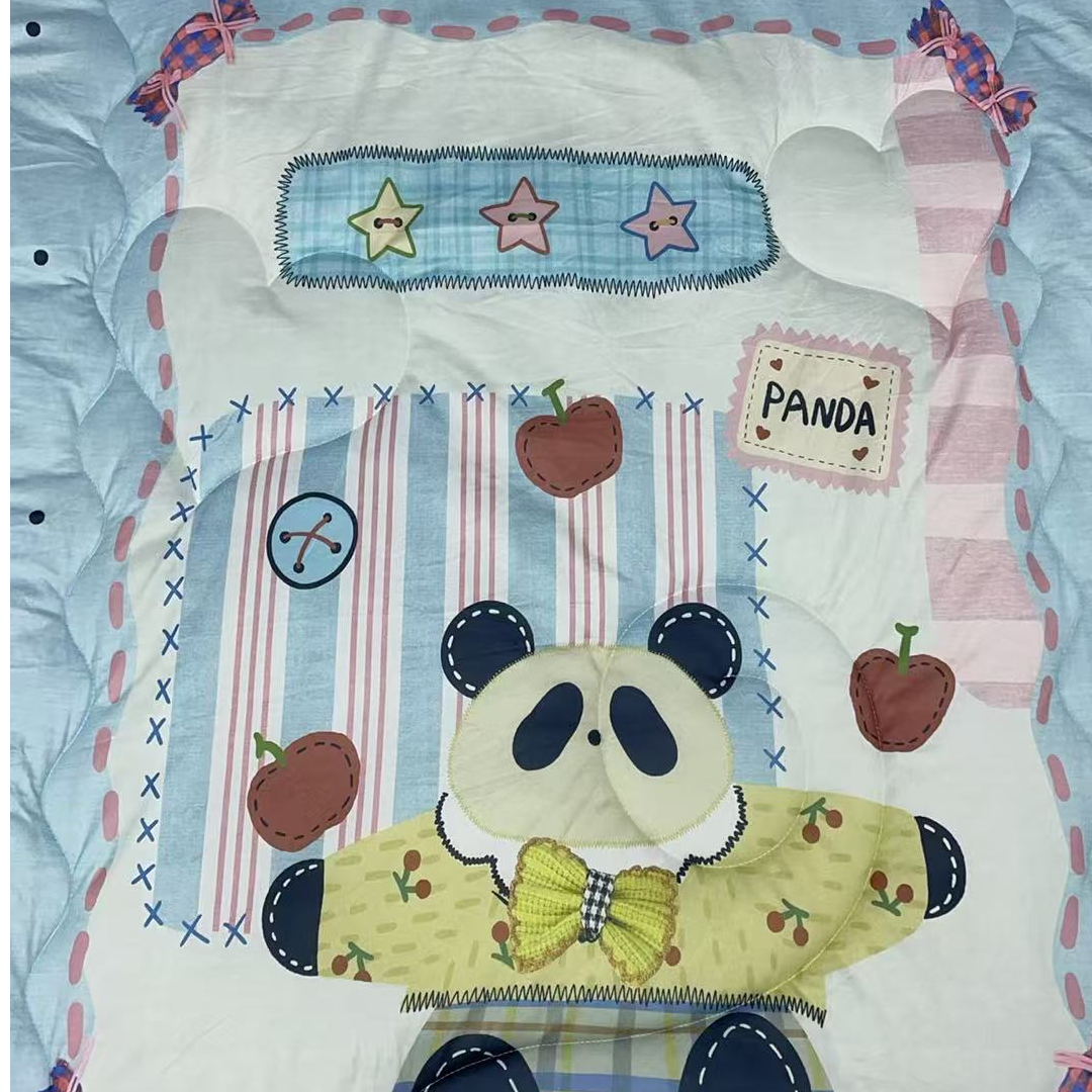 【熊猫】120*150加厚儿童被柔软亲肤可机洗