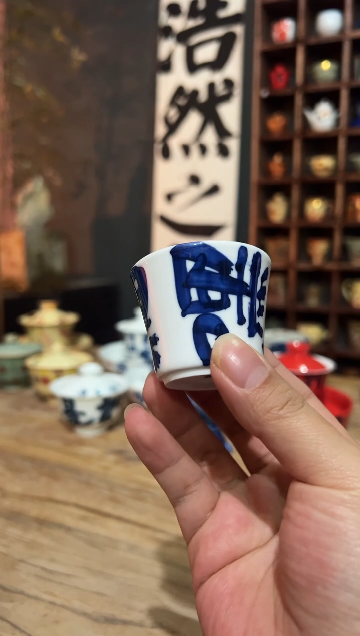 【闪购商品】观云听雨原创手绘茶具
