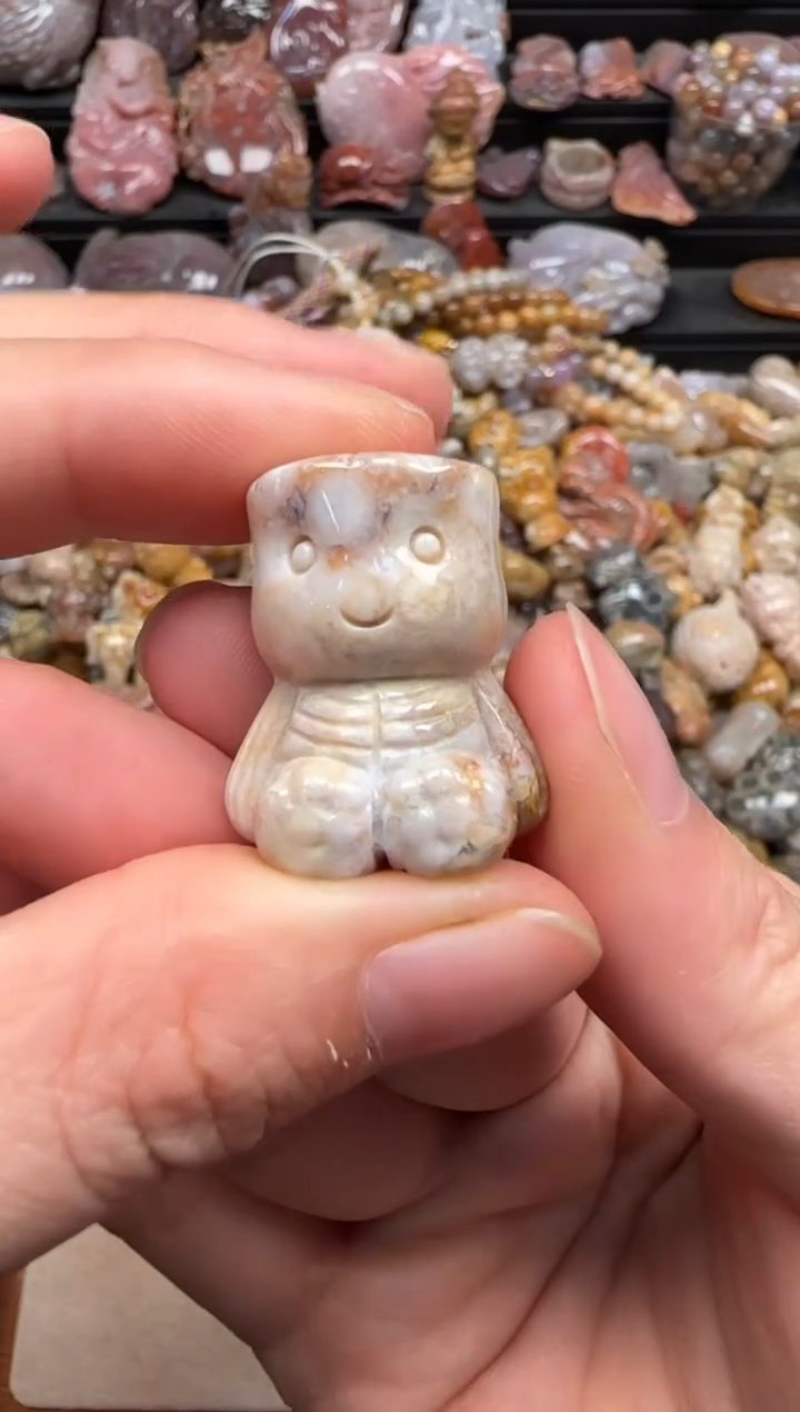 【闪购商品】硅化珊瑚（珊瑚玉）颈饰未镶嵌017