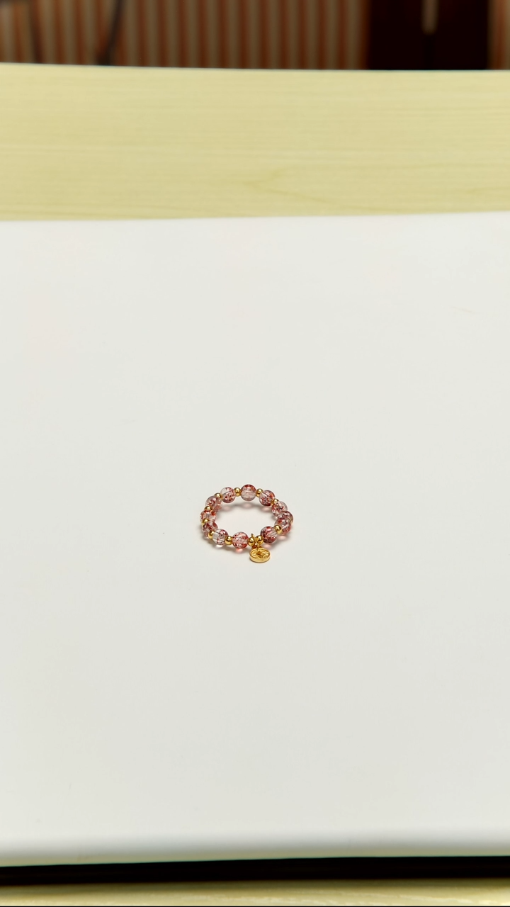 未镶嵌戒指水晶超七设计款戒指 多样性发一