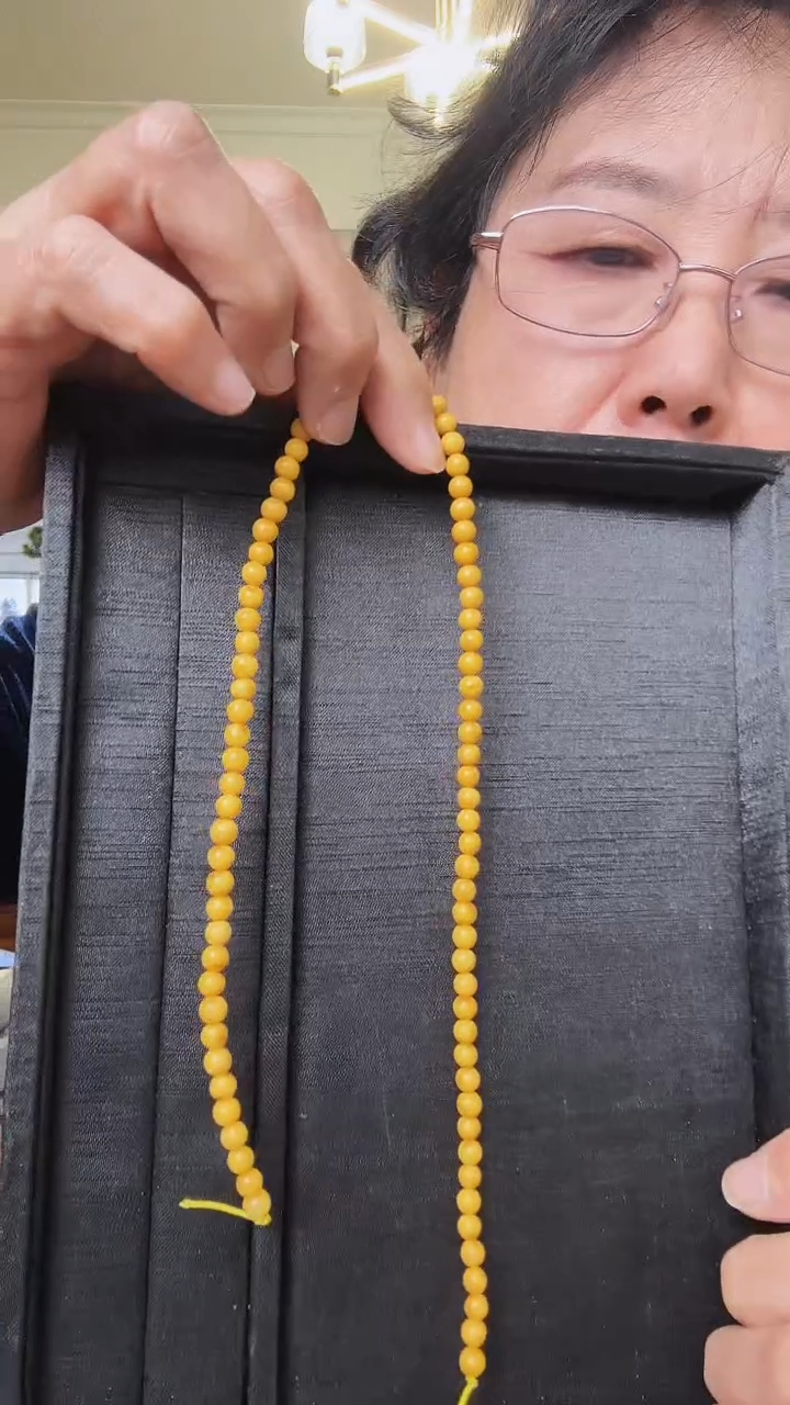 蜜蜡项链未镶嵌小*1