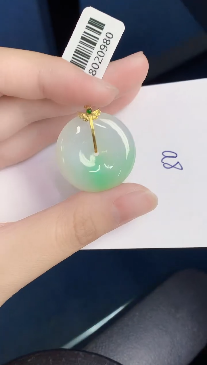 【闪购商品】翡翠颈饰18K金镶嵌000000000