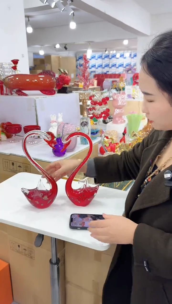 【闪购商品】无铅玻璃玖月花器晚z4