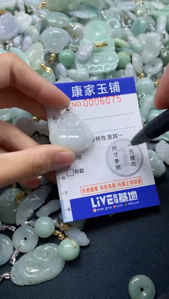 颈饰未镶嵌翡翠6075