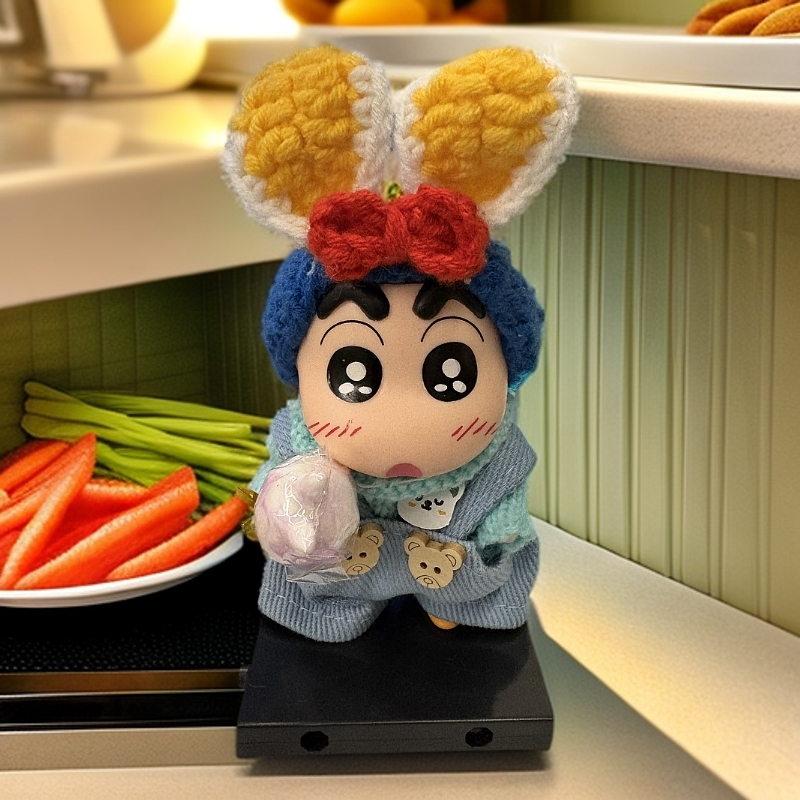 蜡笔小新手穿衣创意手工之旅