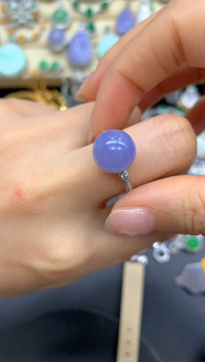 【闪购商品】翡翠戒指18K金镶嵌494-中国好珍宝