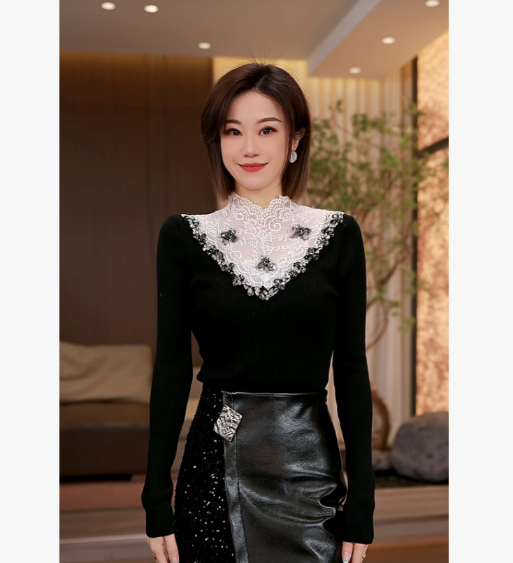 【女神风范】Molly 时尚气质显瘦轻奢重工洋气优雅 上衣 M2601046